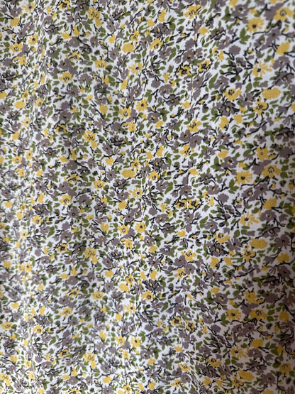 Ditsy print cotton dress