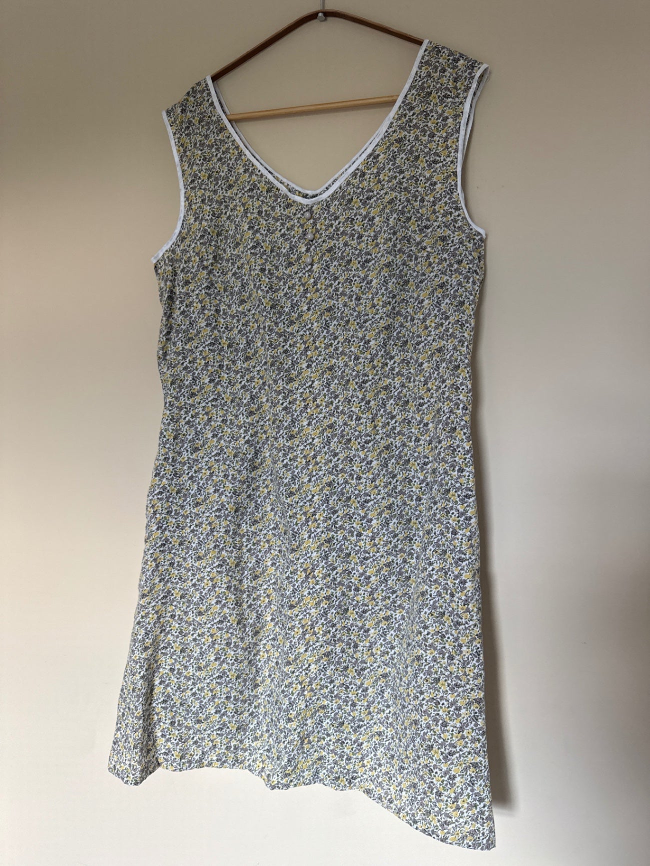Ditsy print cotton dress