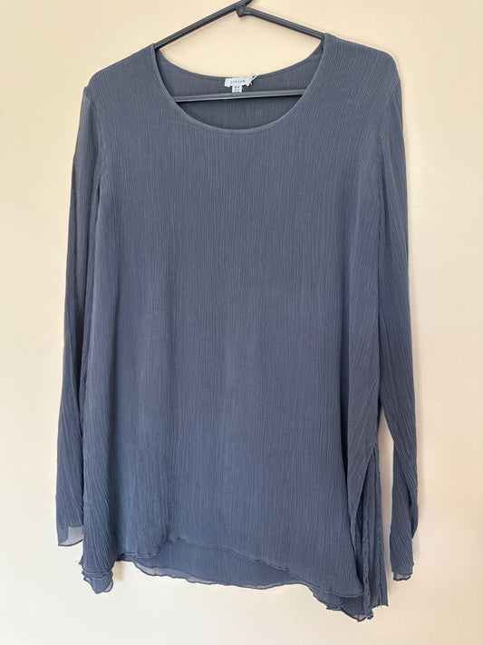 Preloved Silk Jigsaw Blouse