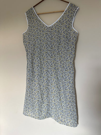 Ditsy print cotton dress