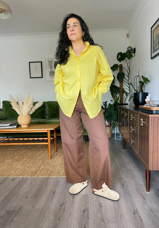 Yellow Italian Made Shirt