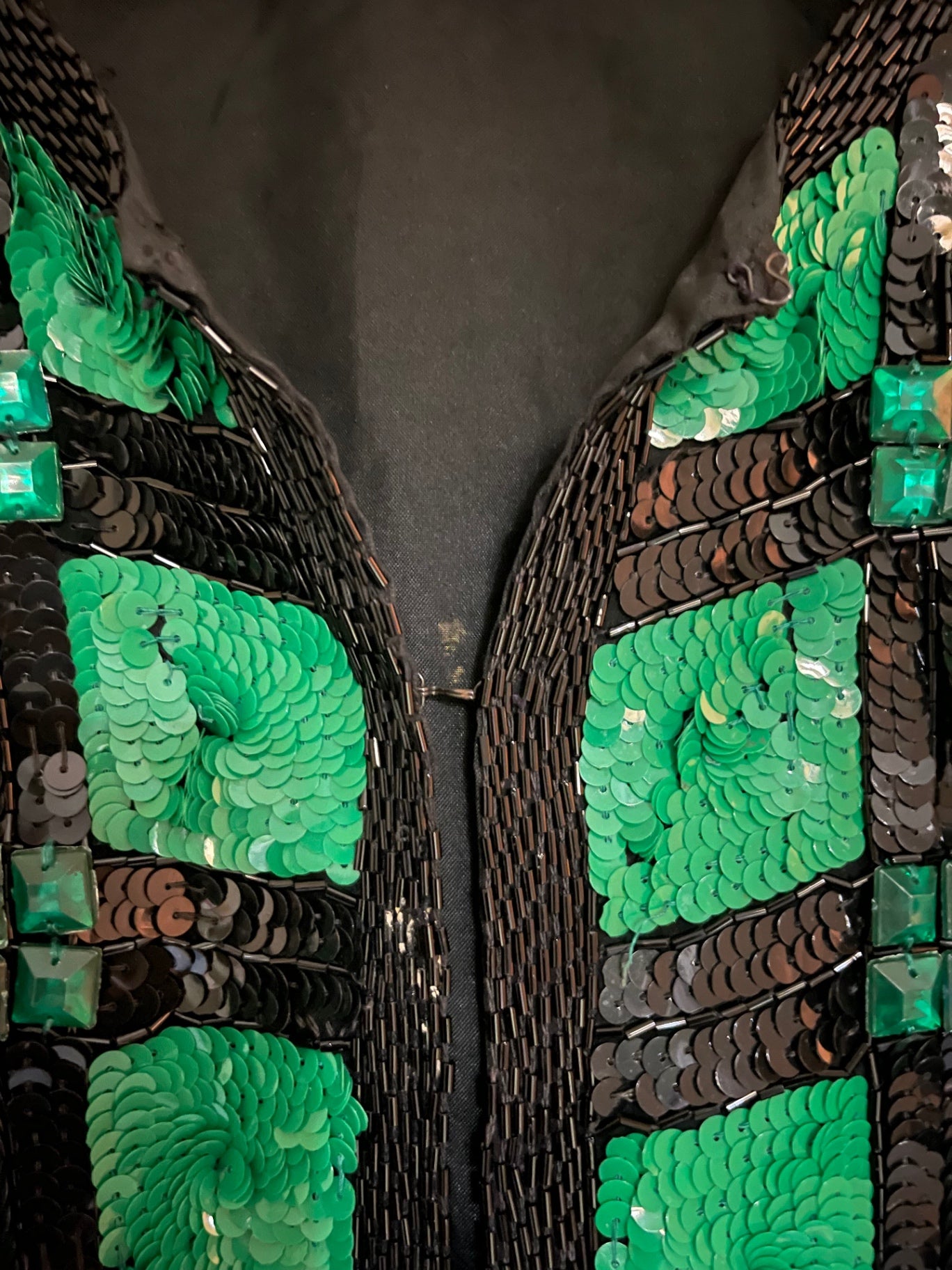 Vintage Beaded Silk Jacket