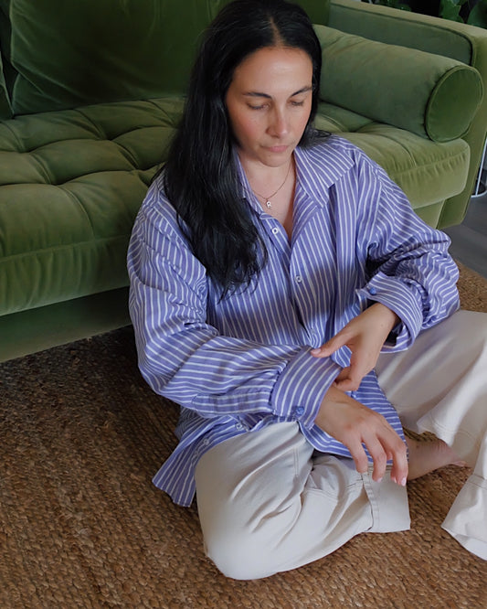 Purple Stripe Shirt 