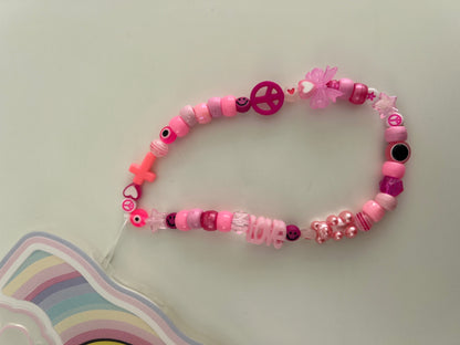 Inspire phone charm - pink 