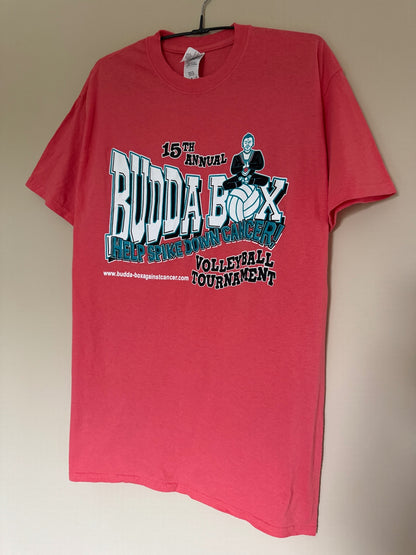 Pink Marquette County Volleyball T-shirt