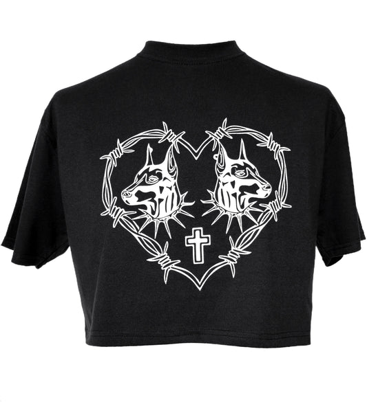 Heart crop top