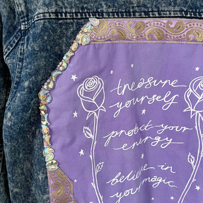 Treasure Protect Believe denim jacket
