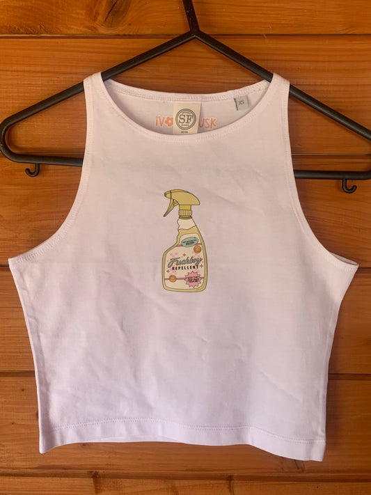 f*ckboy repellent cropped vest size xs