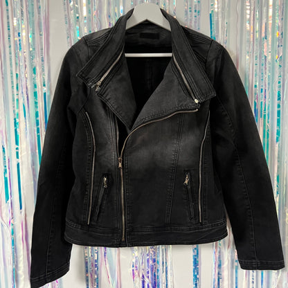 Kind Fierce Brave biker jacket