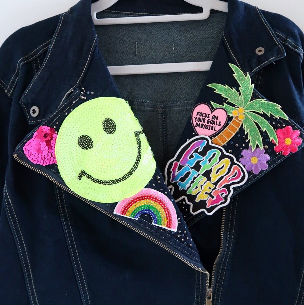 Tropical Paradise denim jacket