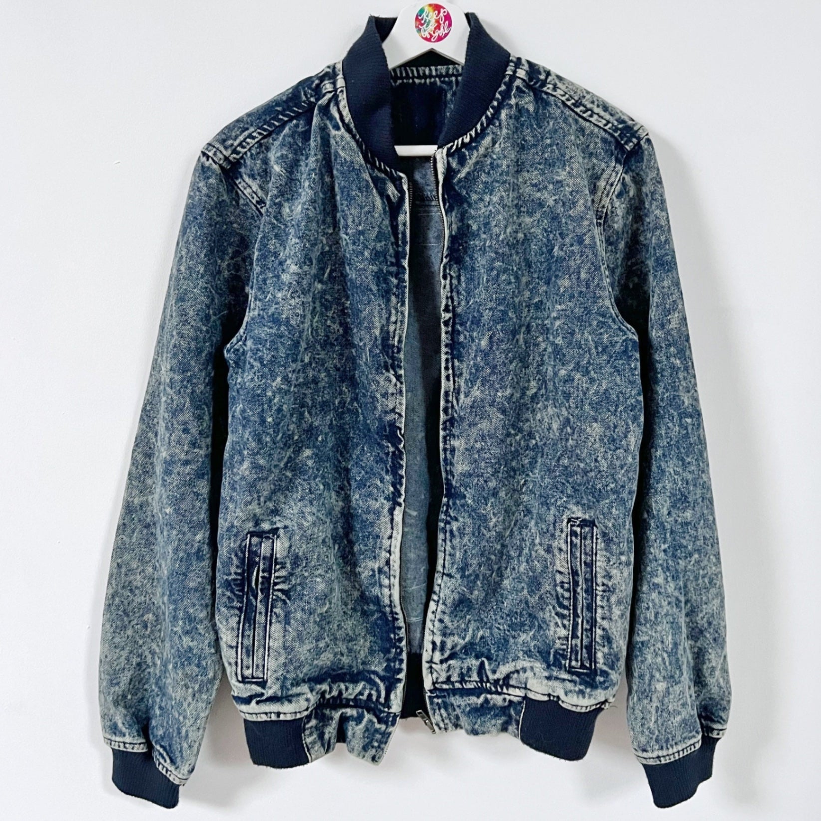 Treasure Protect Believe denim jacket
