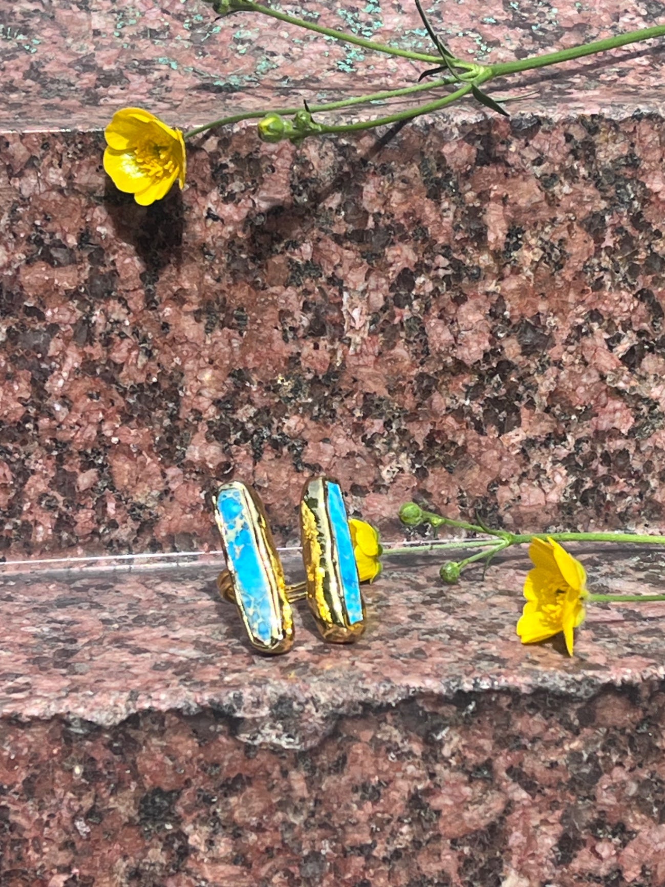 Turquoise Pillar Ring