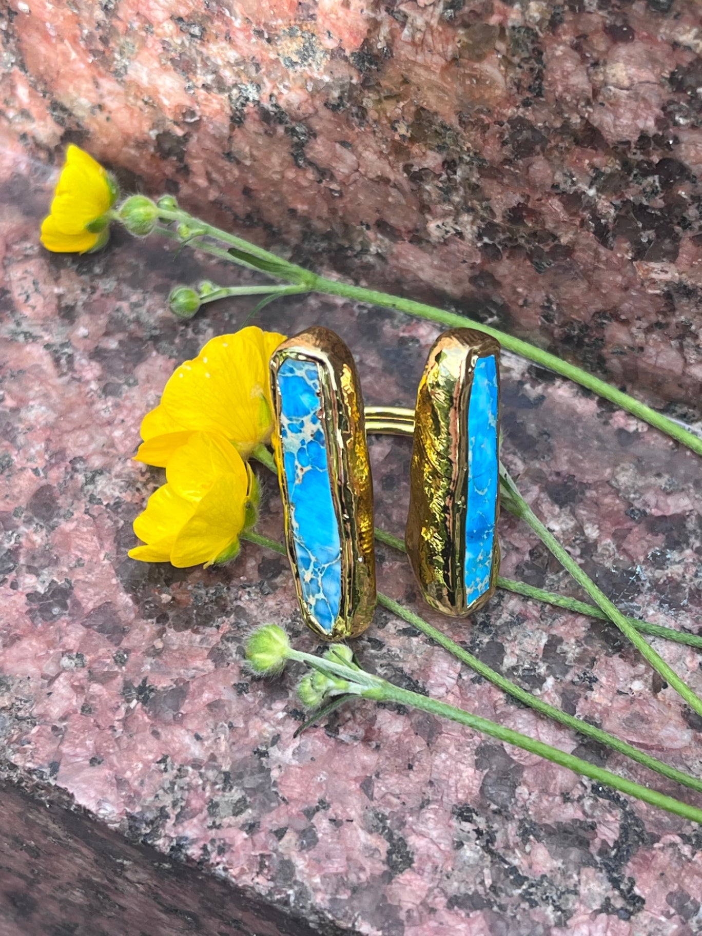 Turquoise Pillar Ring