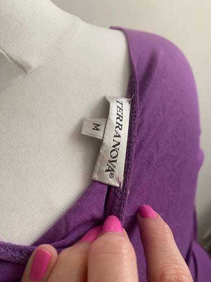 Purple long sleeve top