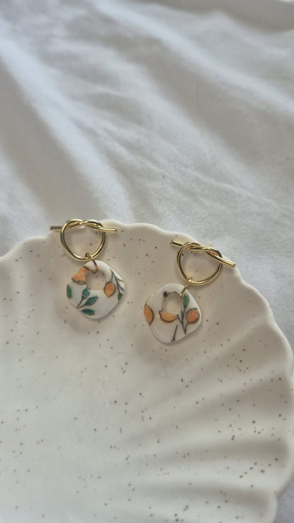 Lemon Knot Earrings