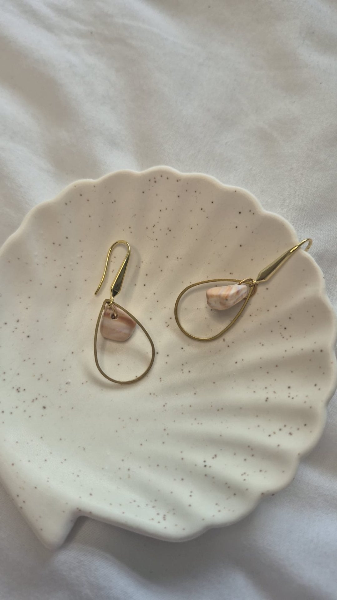 Teardrop Stone earrings