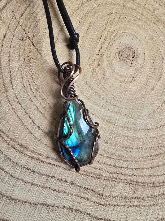 Labradorite necklace