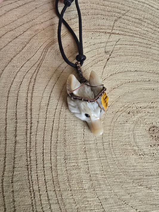 Mookiate wolf necklace