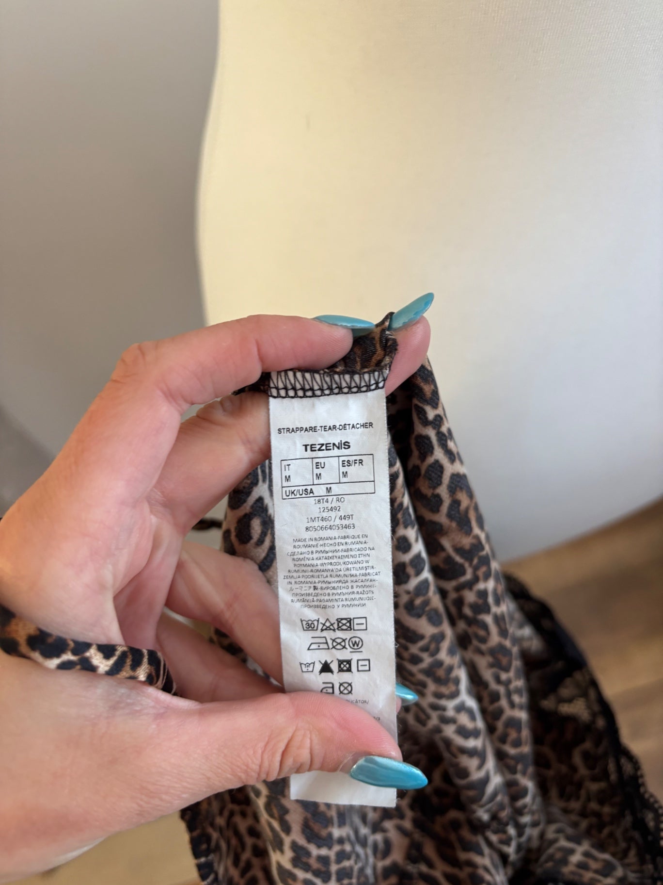 Leopard print cami top