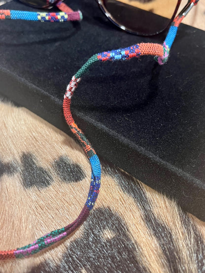 Aztec Sunnies Strap Green Orange 