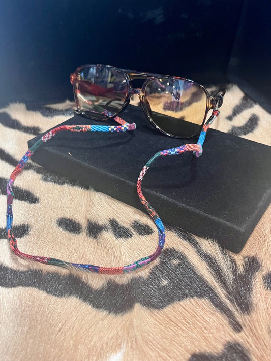 Aztec Sunnies Strap Green Orange 