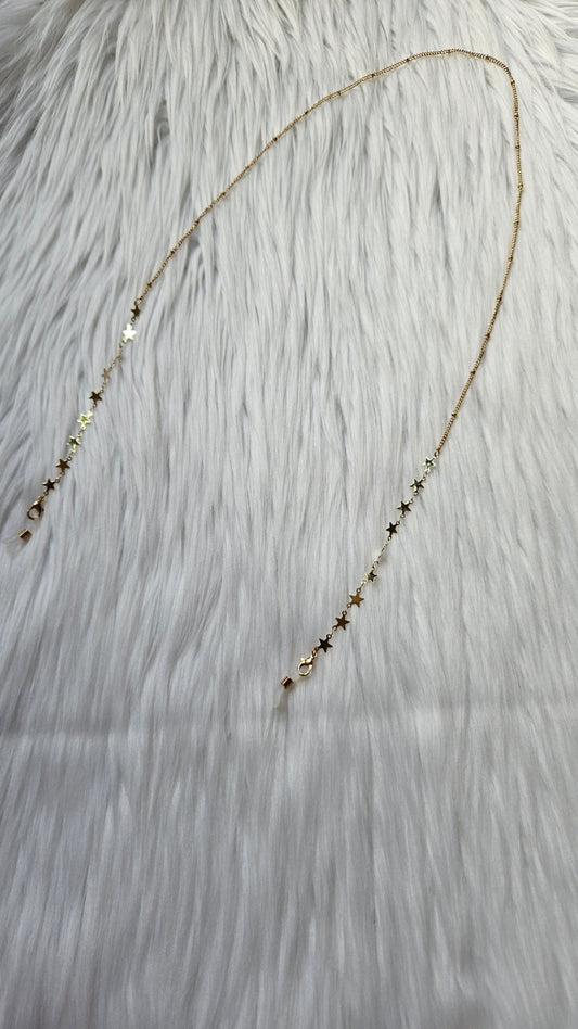 Gold Star Sunglasses Chain 