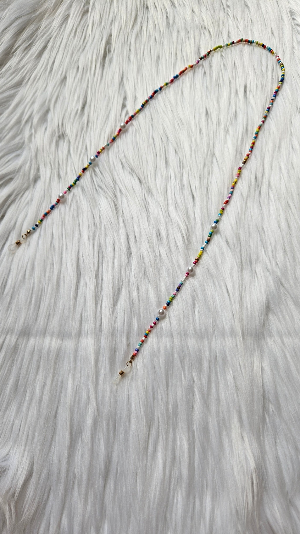 Multicoloured Beaded Sunglasses Chain 