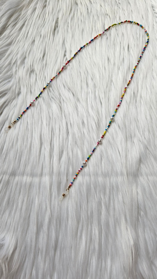 Multicoloured Beaded Sunglasses Chain 
