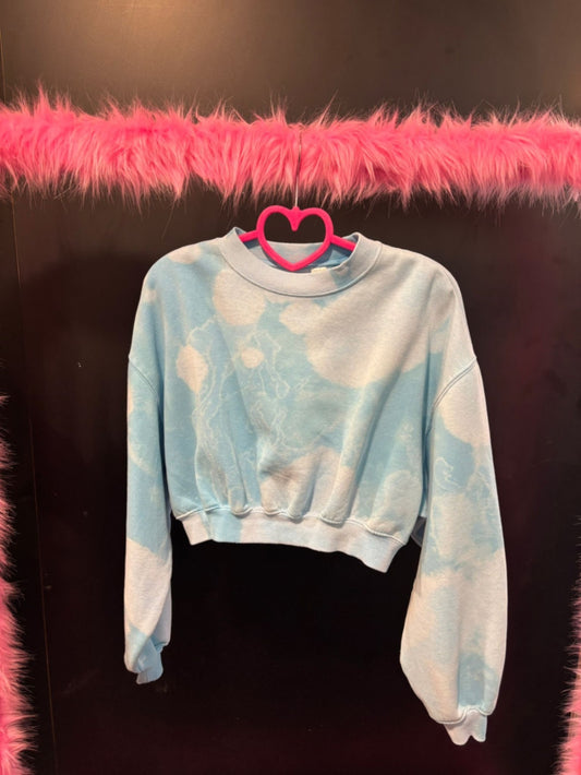 Cropped Bleach Sweatshirt
