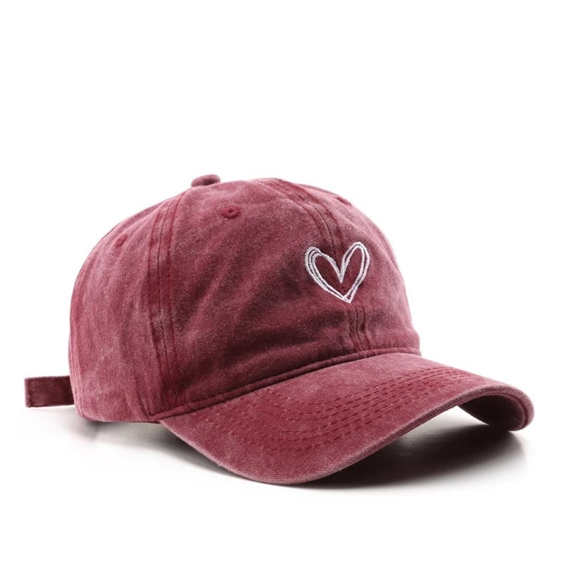 Love Heart Cap Wine