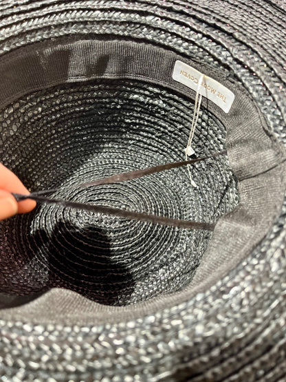 Black Straw Fedora Sun Hat