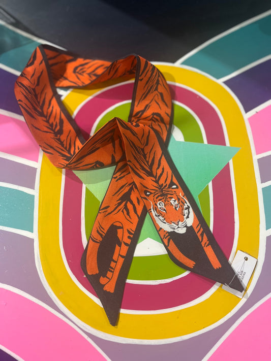 Orange Tiger Scarf
