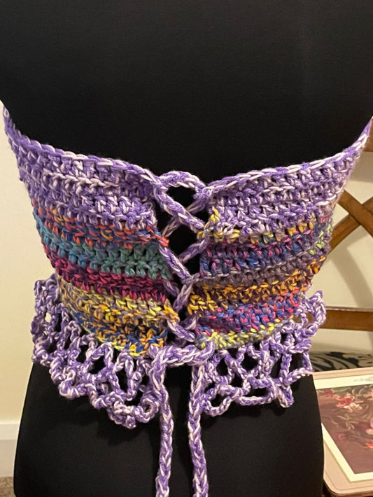 Purple corset