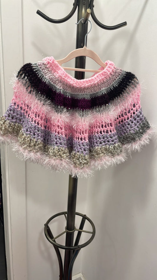 Pink purple Neckpiece