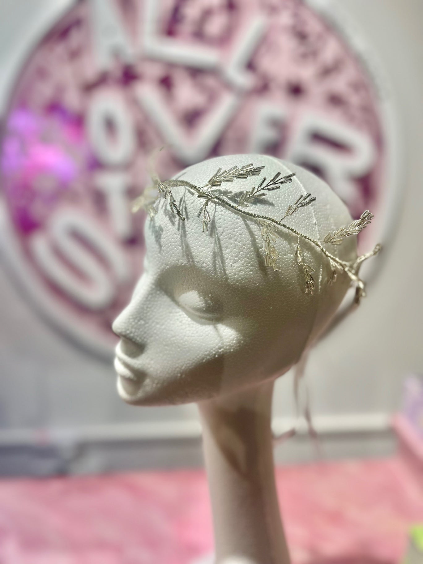 Silver Jewel Eden Garland Head Piece 