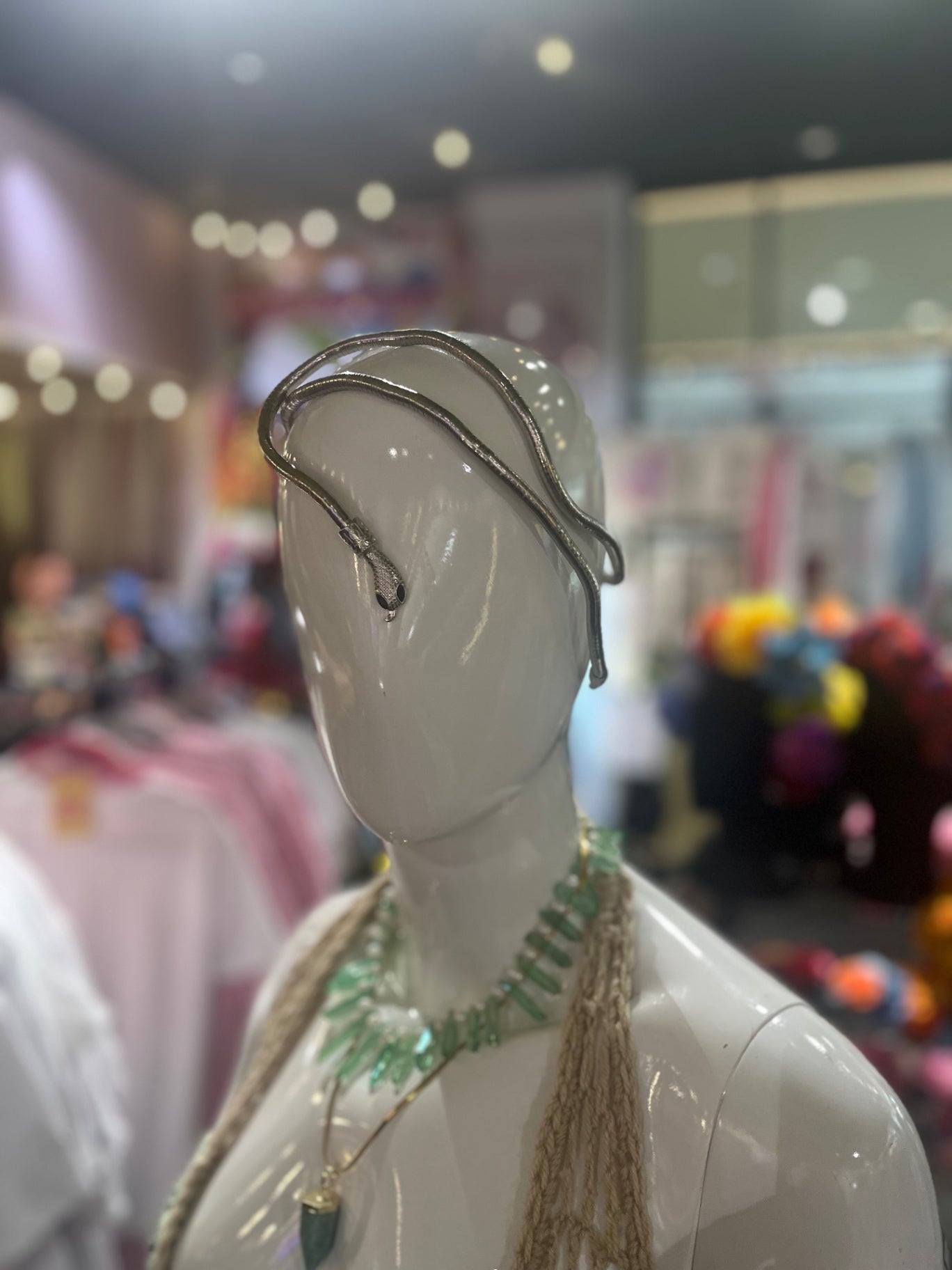 Bendable Silver Snake Body Jewellery