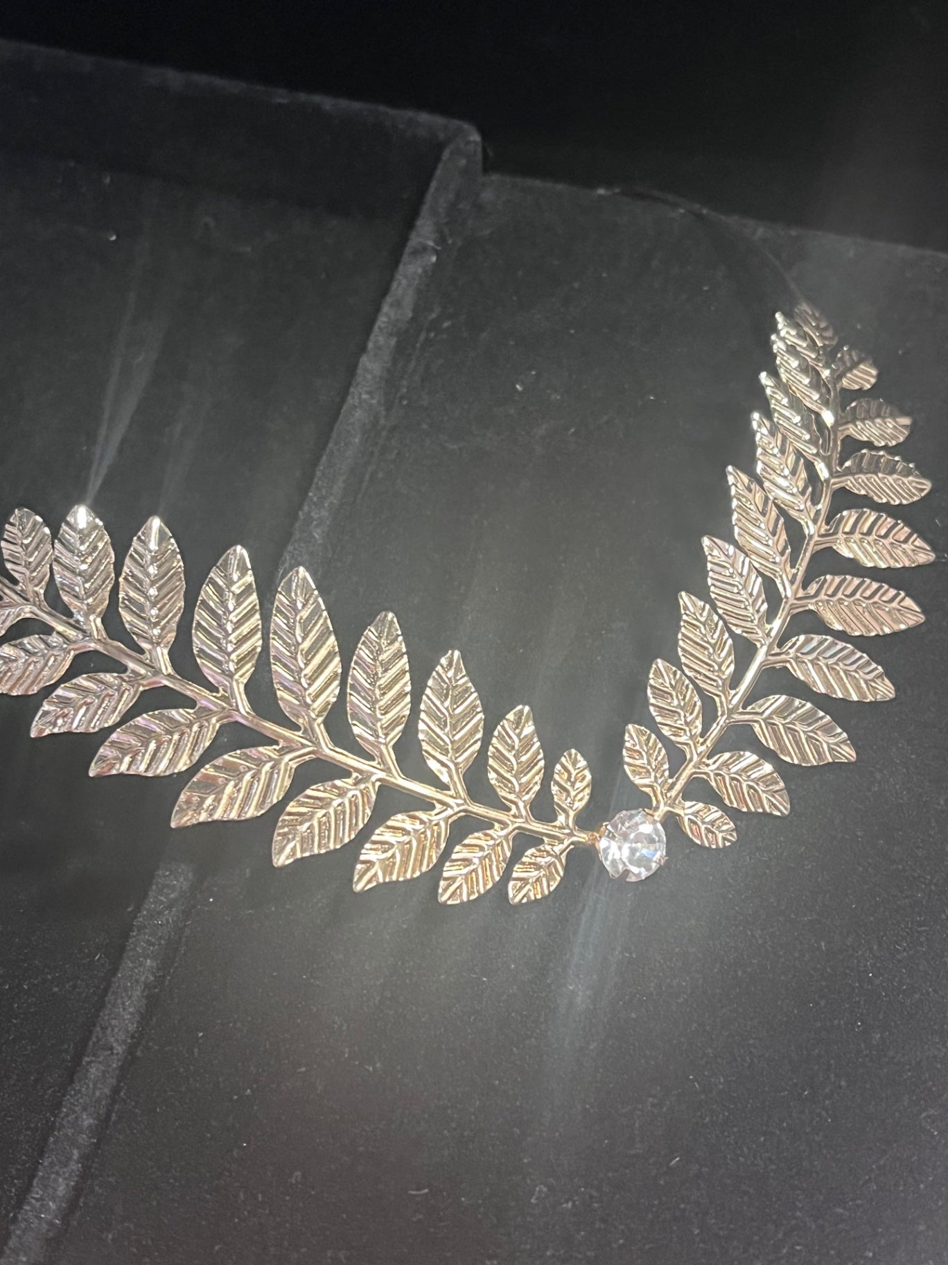 Grecian Goddess Gold Leaf Headband 