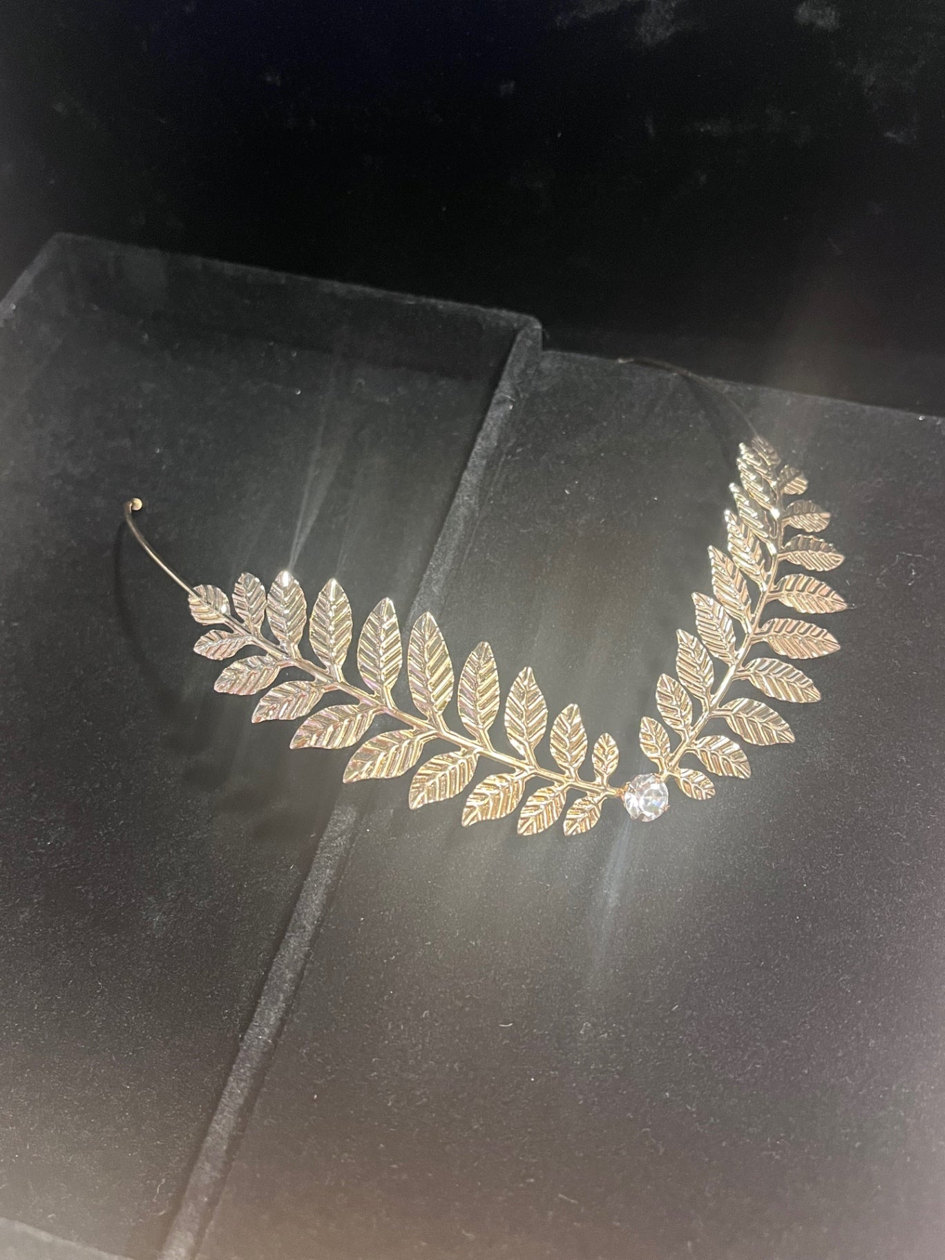 Grecian Goddess Gold Leaf Headband 