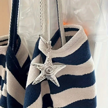 Starfish Silver Bag Charm