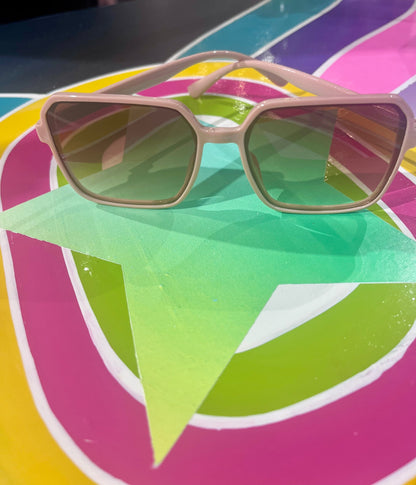 Tan 60s Shirley Sunnies