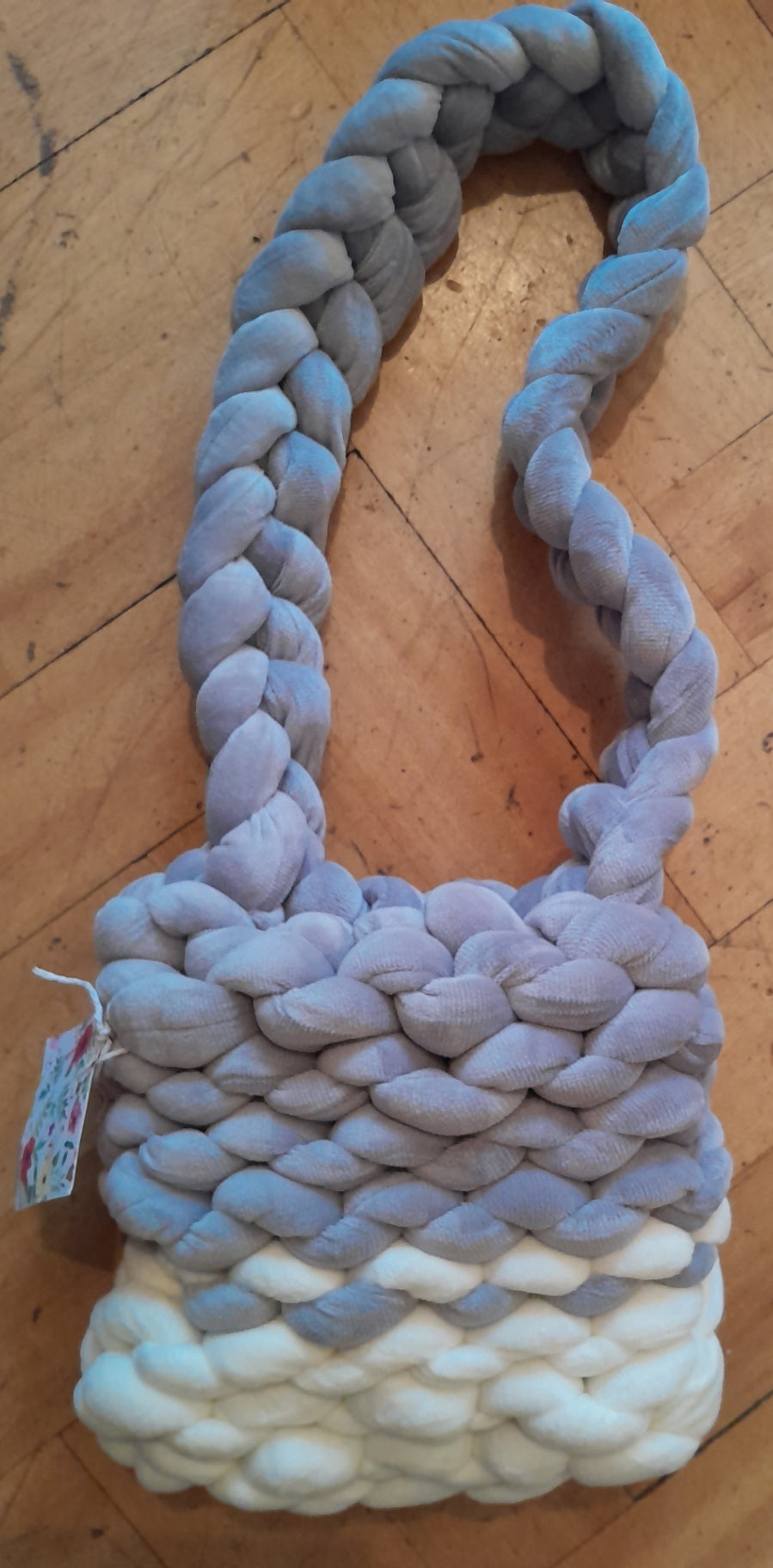 Handmade greying white