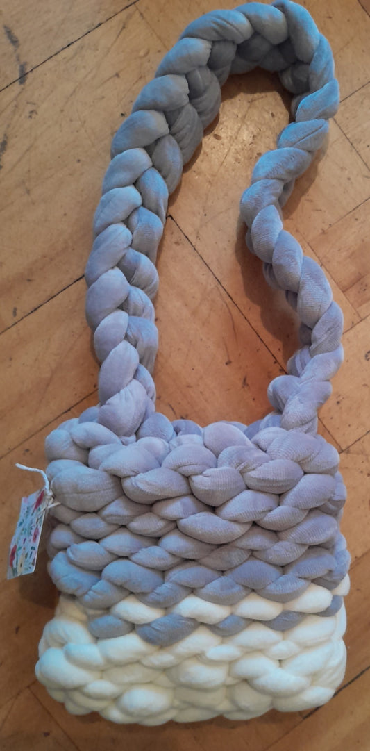 Handmade greying white