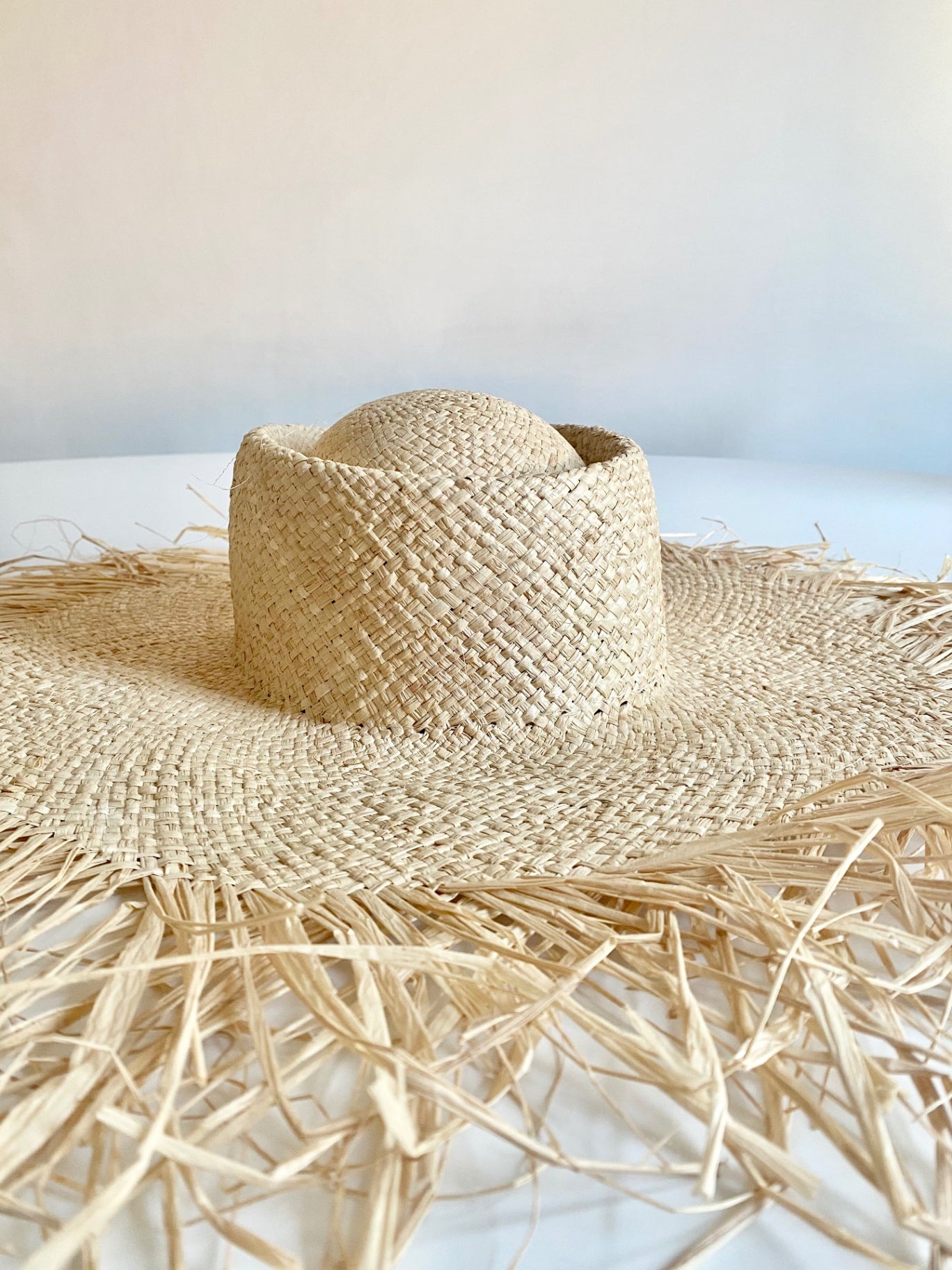 Sun Siren Frayed Straw Hat