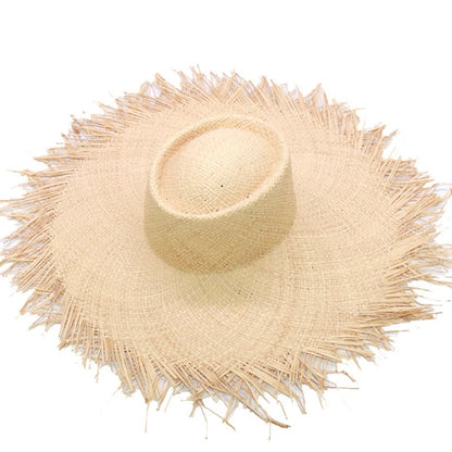 Sun Siren Frayed Straw Hat