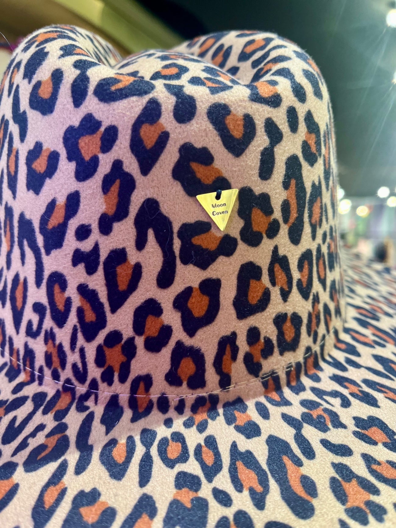 Solar Flare Leopard Fedora