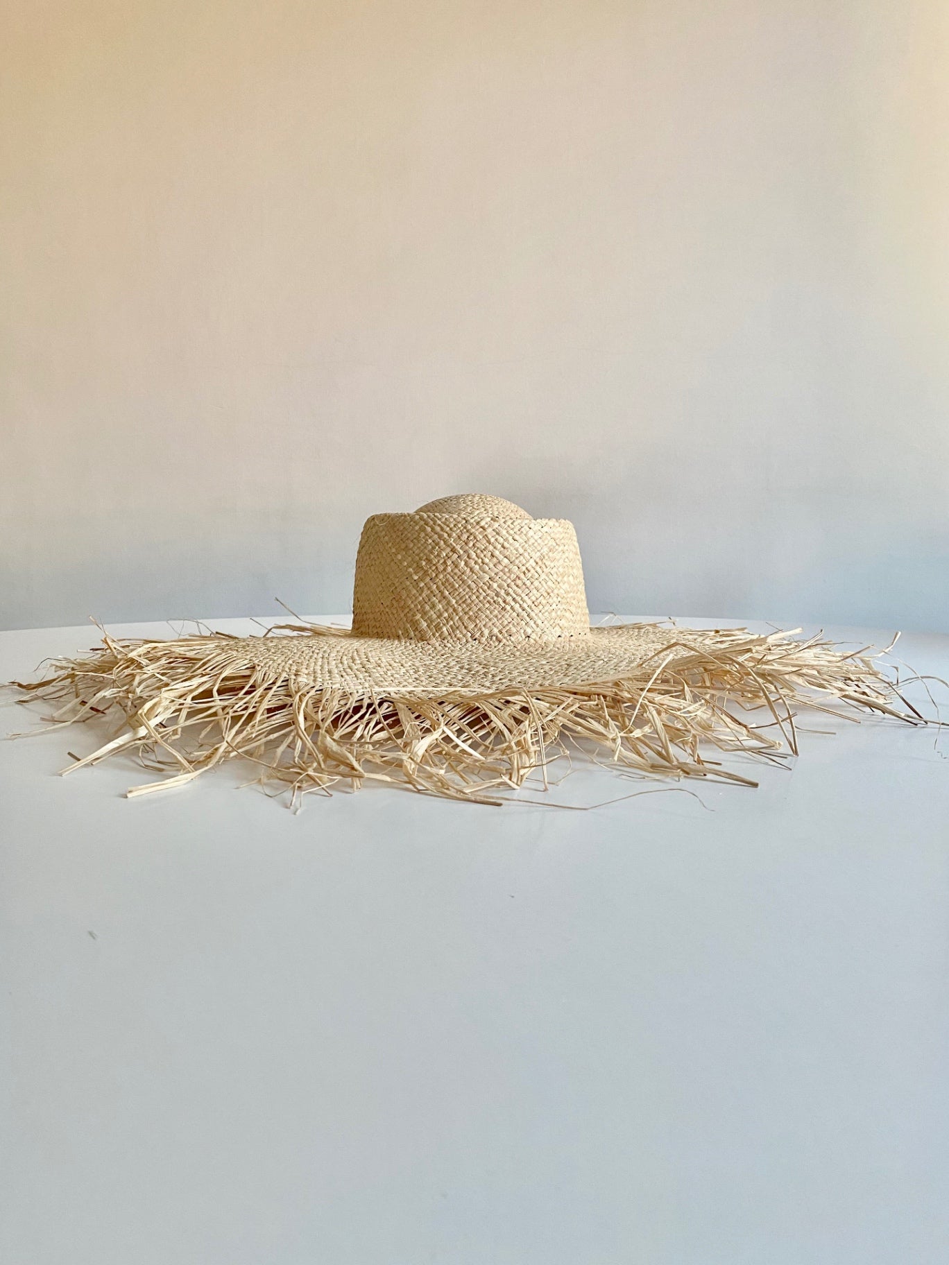 Sun Siren Frayed Straw Hat