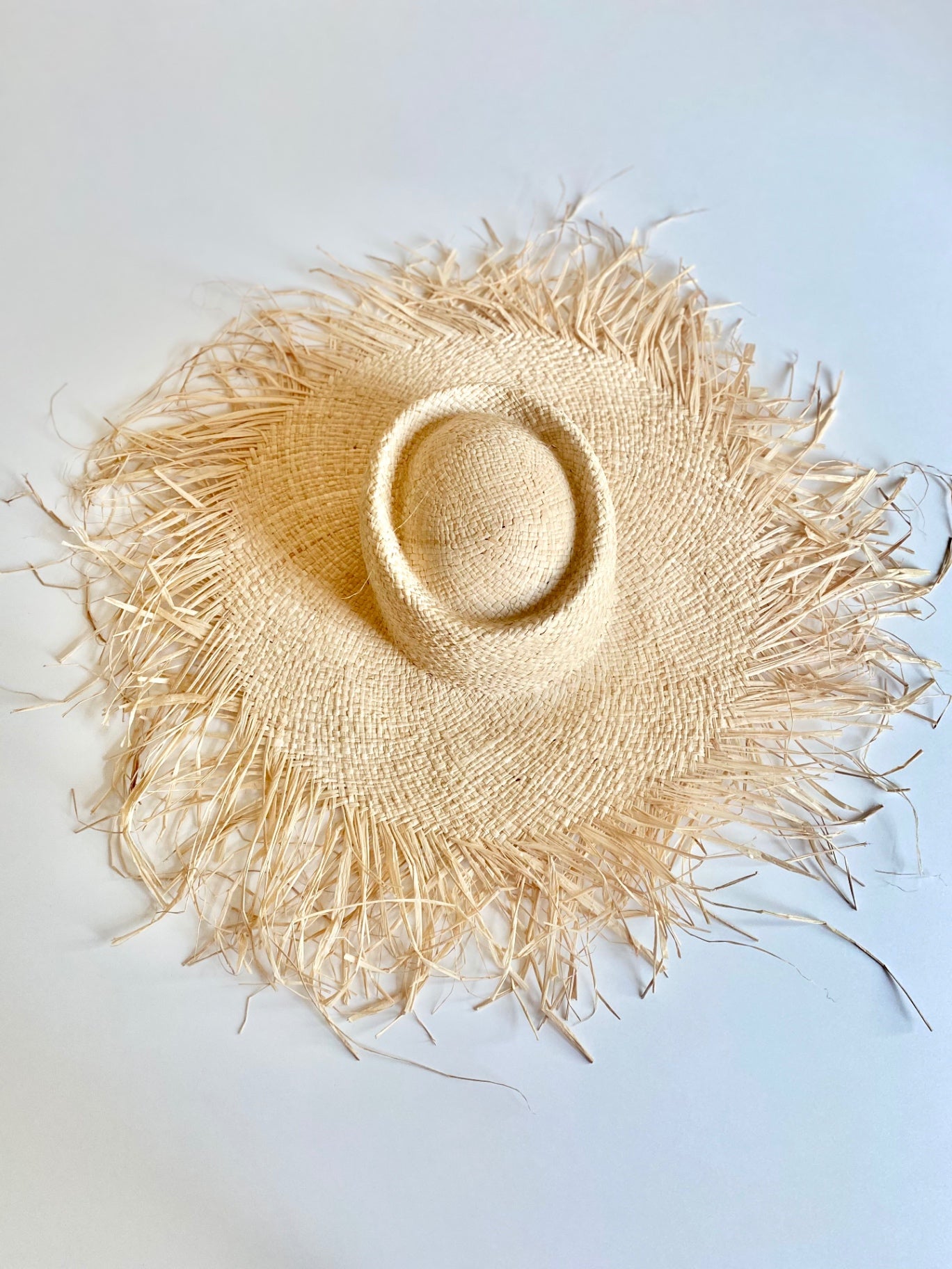 Sun Siren Frayed Straw Hat