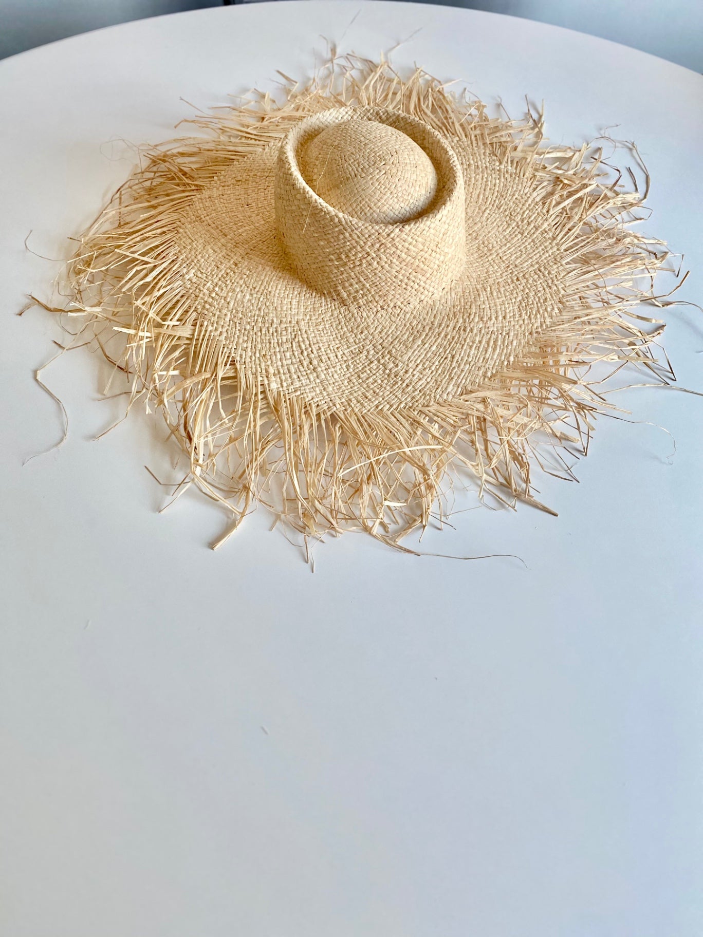 Sun Siren Frayed Straw Hat