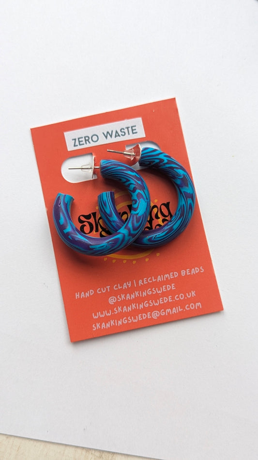 Blue/Purple Zero Waste Hoops