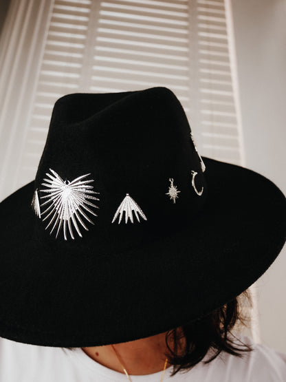 The Astral Authority Hat Silver Black